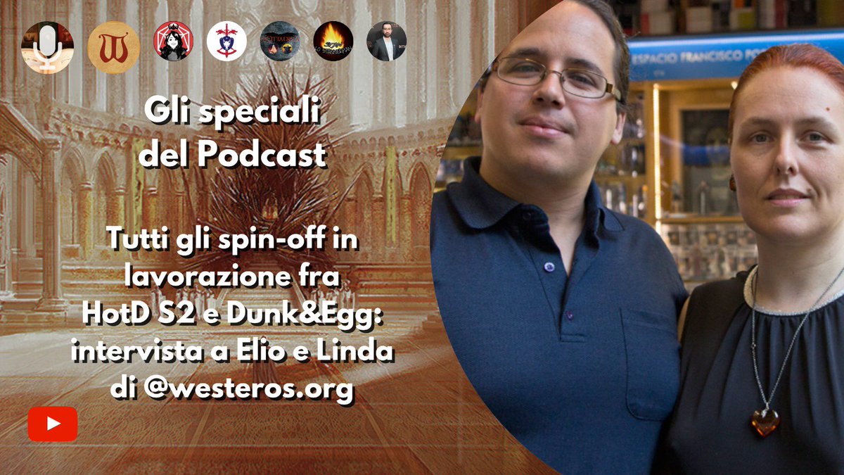 Tutti gli spin-off in lavorazione fra HotDS2 e DUNK&amp;EGG: intervista a Elio e Linda di <a href="/westerosorg/">Elio & Linda</a> 
youtu.be/6iJzE47rnB4