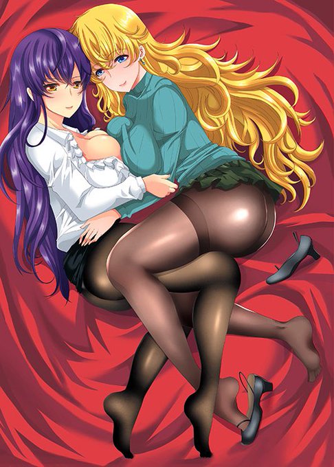 タイツ、ストッキングオンリーイベントのパンフレット表紙絵
 #これを見た人は赤が入ってる画像を貼れ 