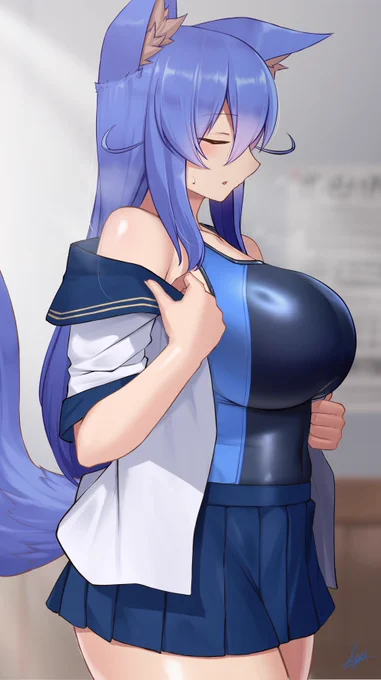 「あつ…」 