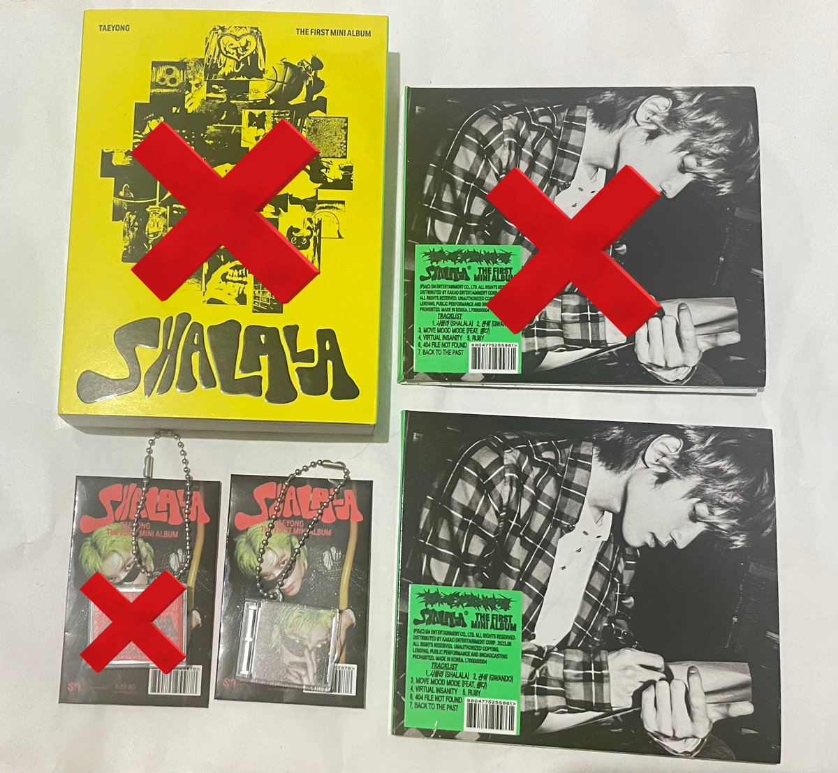 joasuhh's tweet photo. help retweet🙏🏻

wts abb taeyong nct127 
shalala album only.
Available 
Digipack : 1 pcs
Thorn : 8 pcs
Collector : 3 pcs
Photocard : 6 pcs

Price? Dm me.
📍kalimantan selatan
🍊bisa co via shopee/bisa keep event dengan DP.

#wts #ZonaBU #nct127 #shalala #taeyong #pasarNCT https://t.co/LzBv7TKjIB