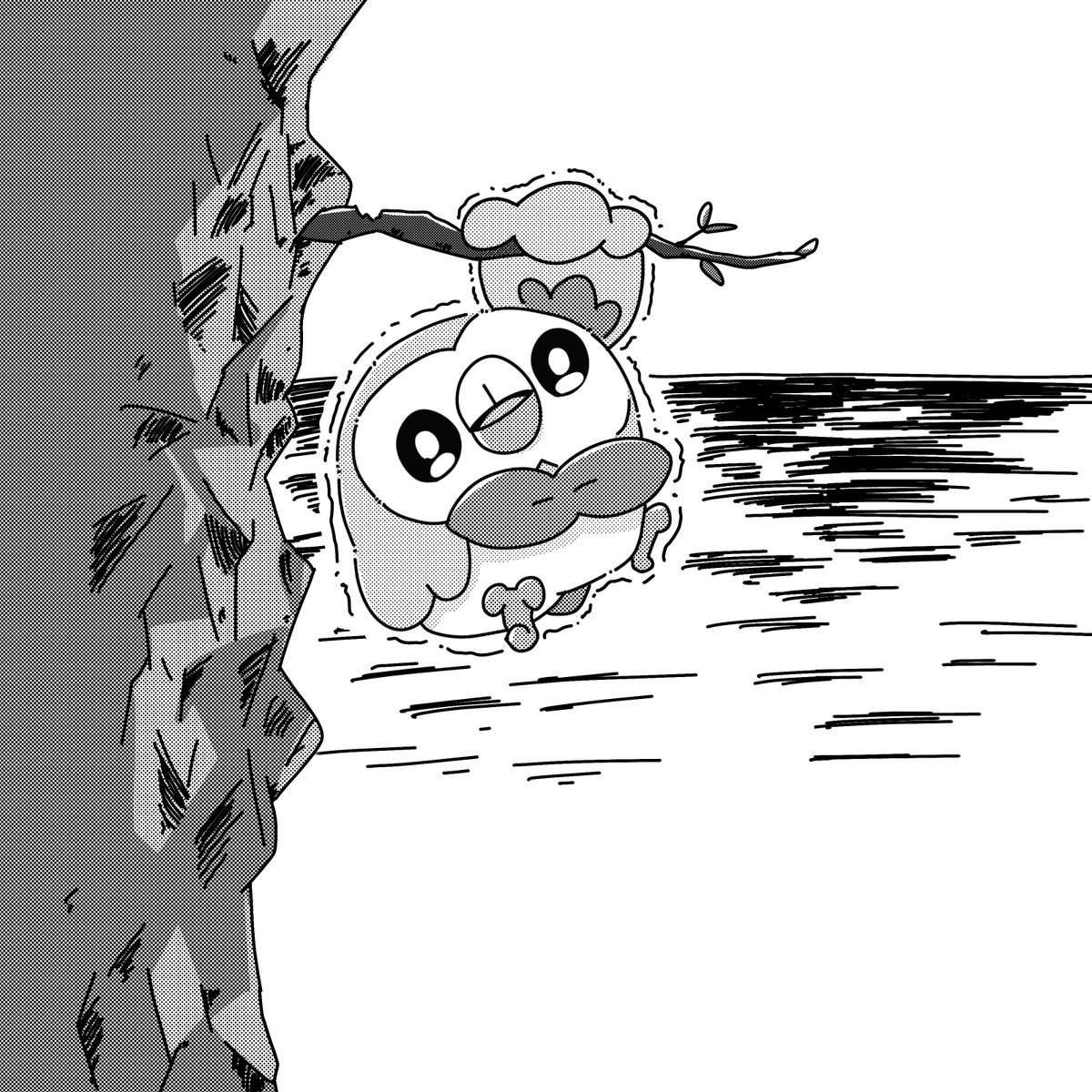 海っちゃあ海だが山っちゃあ山にいるモクロー