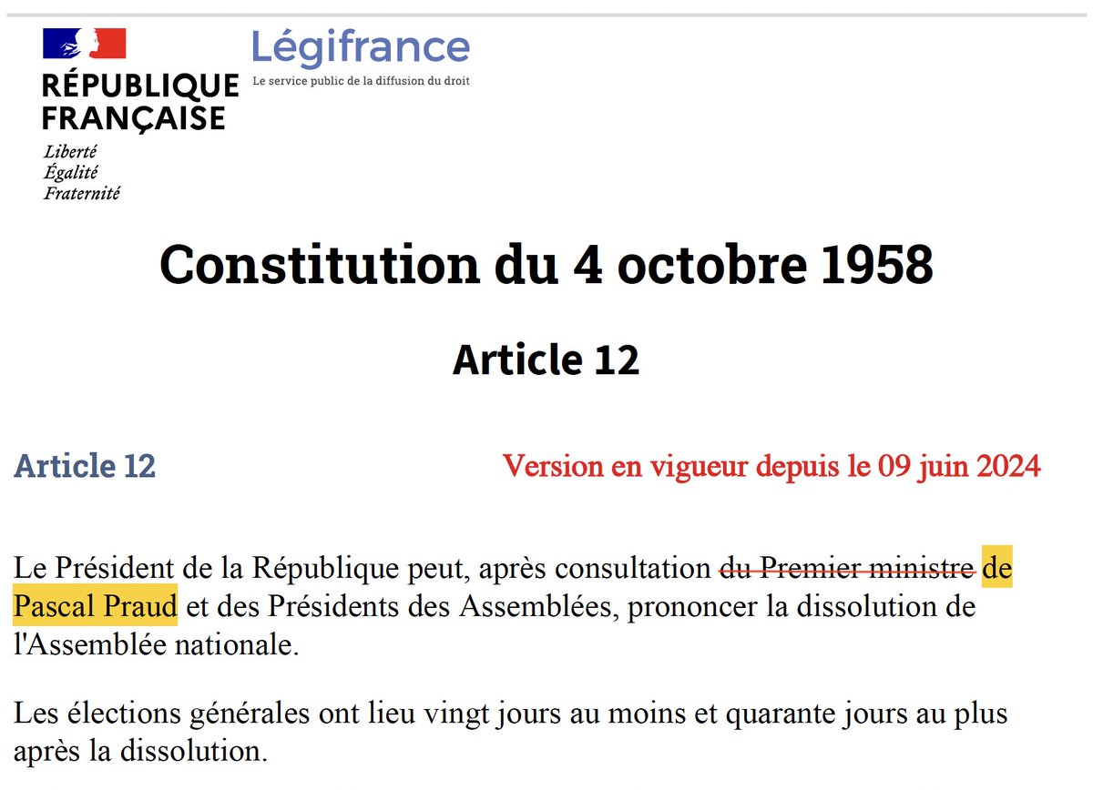 Nicolas Hervieu (@n_hervieu) on Twitter photo Pas facile de rester à jour de toutes les révisions de la Constitution. Pas facile de rester à jour de toutes les révisions de la Constitution.