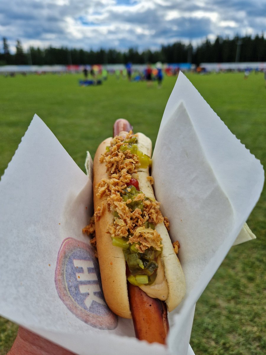 Go on junnuturnaus Mikkelissä. Hot dog 3€ 
#matsisapuskat <a href="/matsisapuskat/">Matsisapuskat</a>