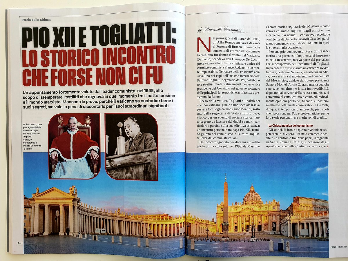 1945: il giallo dell'udienza segreta di #PioXII a #Togliatti
#BBCHistorytalia 159