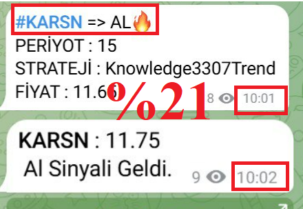 #HEDİYE 
#KURBANBAYRAMI VE #BABALARGÜNÜ

Bu anlamlı 2 gün nedeniyle bir #HEDİYE olsun

TOPLAMDA 10 KİŞİYE 
#TAVAN #potansiyelli #hisse #SİNYALİ

Persembe ve Cuma günü #Knowledge3307 trendbot 15 ve 60 dk peryodda #AL veren #sinyal HEDIYESI.
Örnekleri paylastım.
(Knowledge3307