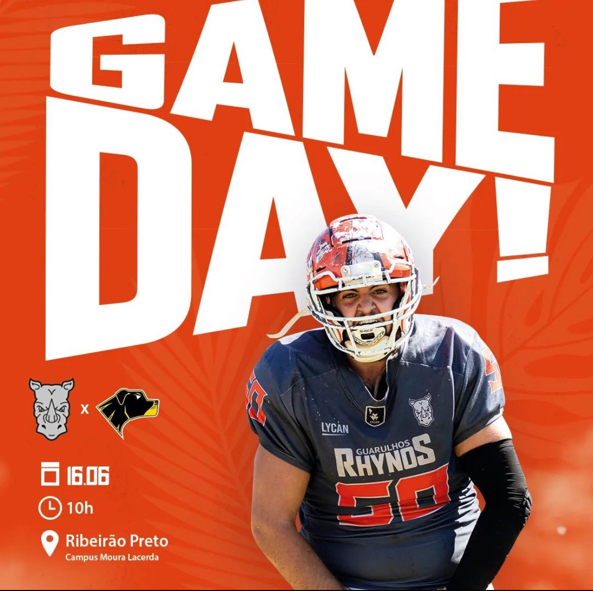 OFICIALMENTE GAME DAY! 🧡🦏

📍Campus Moura Lacerda 
Av. Dr. Oscar de Moura Lacerda - 1520, Ribeirão Preto - SP

🕒: 10:00

VAMOS COM TUDO! Te esperamos lá!🔥🦏