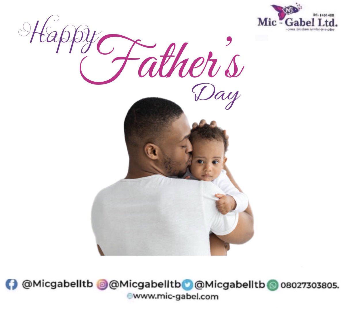 micgabelltd's tweet photo. The power of a dad in a child’s life is unmatched.
Wishing all our fathers a fantastic HAPPY FATHER’S DAY!

#fathersday
#micgabel https://t.co/QViCjJXKla