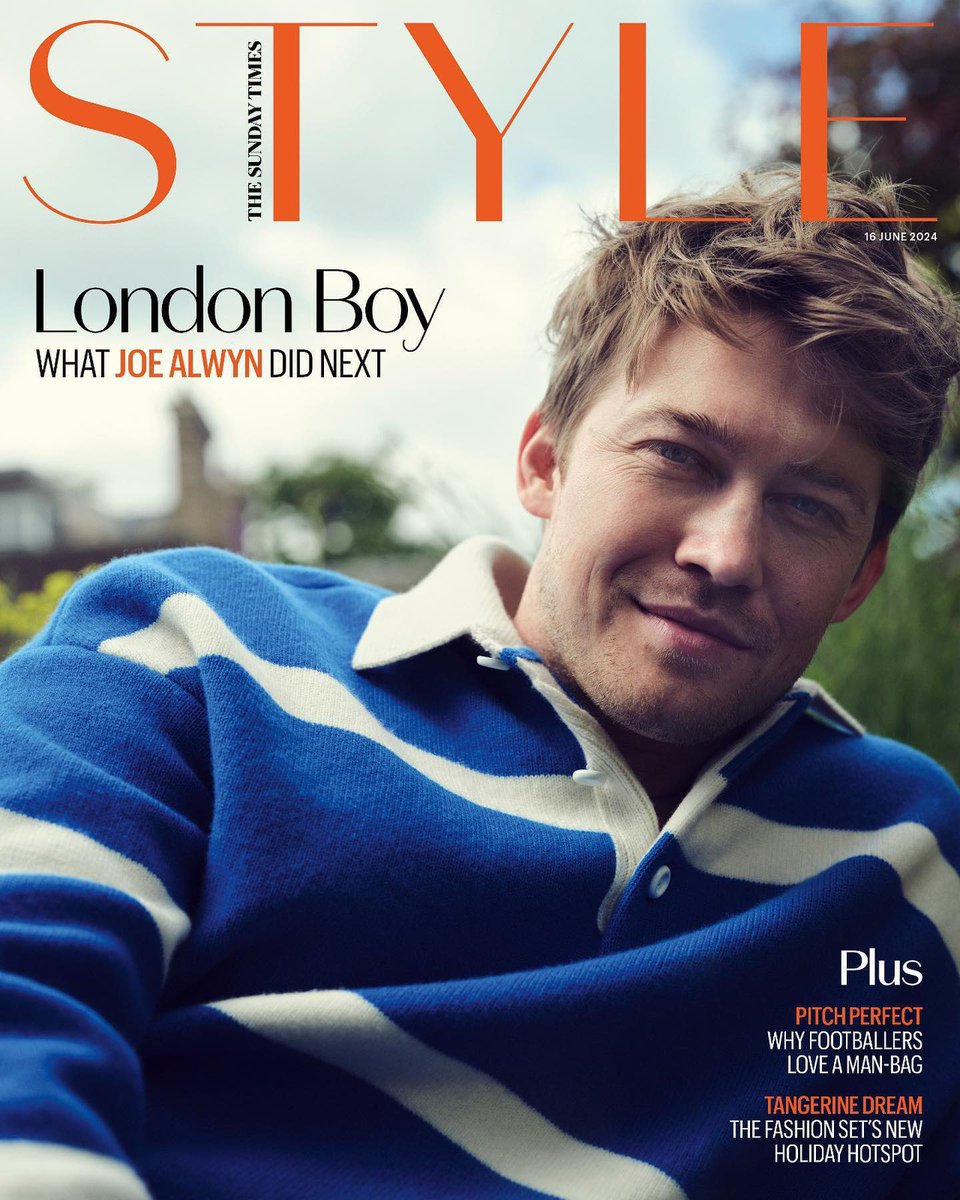 Joe Alwyn en couverture du Sunday Time.