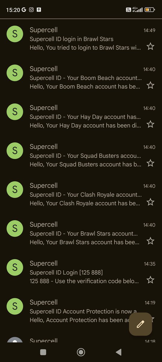 FanaticalY's tweet photo. @BrawlStars Please help, got scammed. If not returning my account please ban it. I have spent some amount and 4 years of efforts since launch, please don't let it go into hands of a scammer https://t.co/EKCzNGcPHL