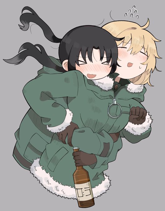 チト(少女終末旅行) ,ユーリ(少女終末旅行) 「ちーちゃん