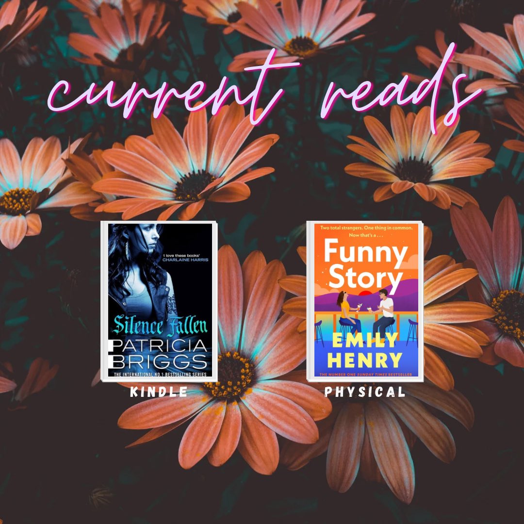 secret_reads's tweet photo. My current reads
- Silence Fallen (Mercy Thompson # 10) by Patricia Briggs
- Funny Story by Emily Henry
#booktwt #emilyhenry #funnystory #mercythompson https://t.co/oXeZUOr2uY