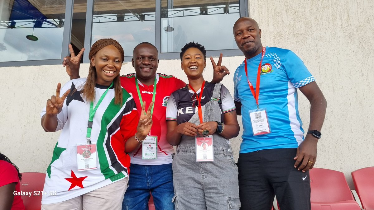 CarolRadull's tweet photo. Only one place to be today! Cheering our #JuniorStarlets
World Cup issa must! @harambee___starlets
@nanaowiti @TheBuzzKenya
#GoStarlets
#GoJuniorStarlets
#ForTheLoveofTheGame https://t.co/3gYldGSE0i