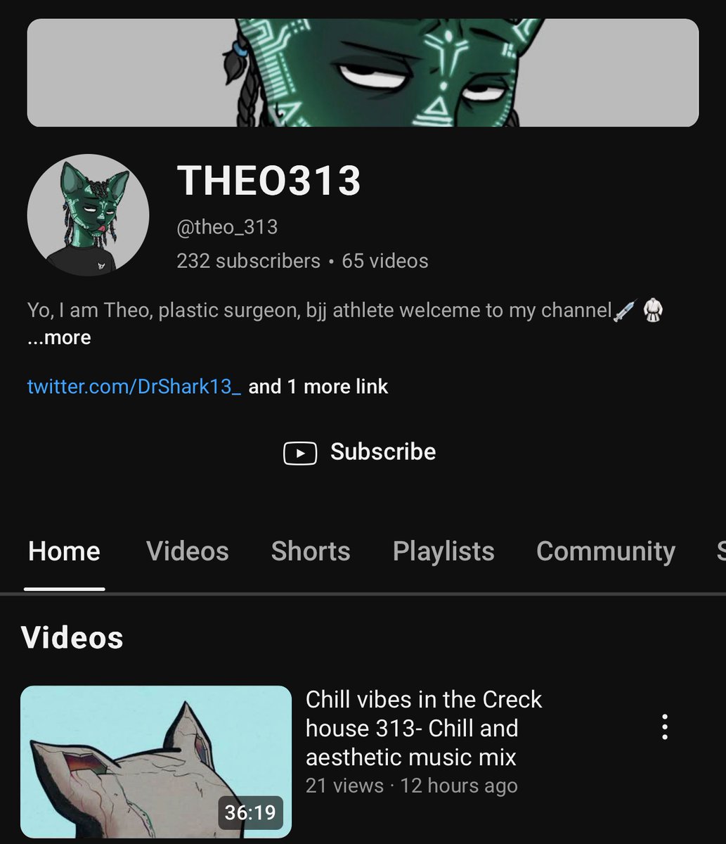 Another YouTube channel that swore alliance to NFT project dropped their NFT from their profile pic.

Well OKB / y00ts holders can be milked for views

But this mfs is going nowhere 

Creck House Forever