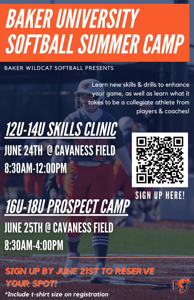 Baker University Softball tweet media