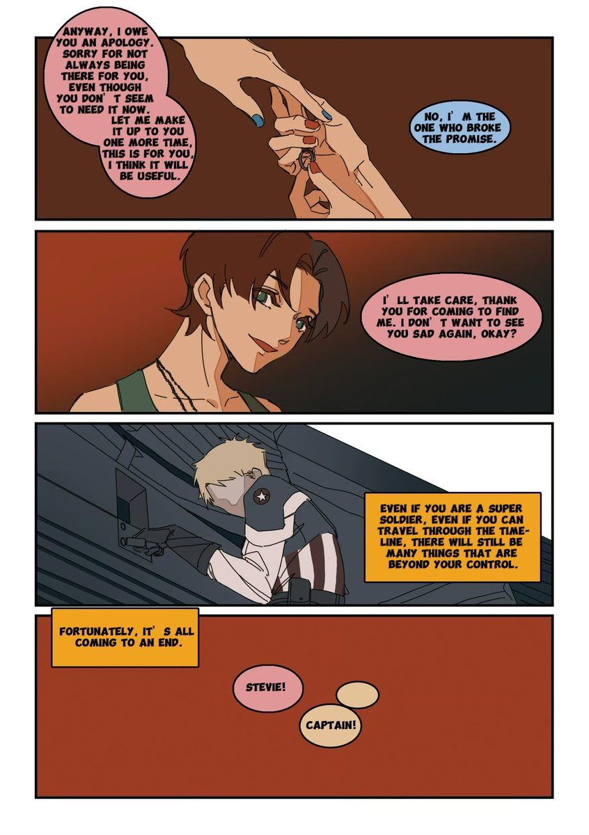 kkakyoinn's tweet photo. #stucky #stevebucky
Stevie👩 x Becky👩
The story is about Stevie going back in time to get becky's ring https://t.co/5qdf3YRT3m