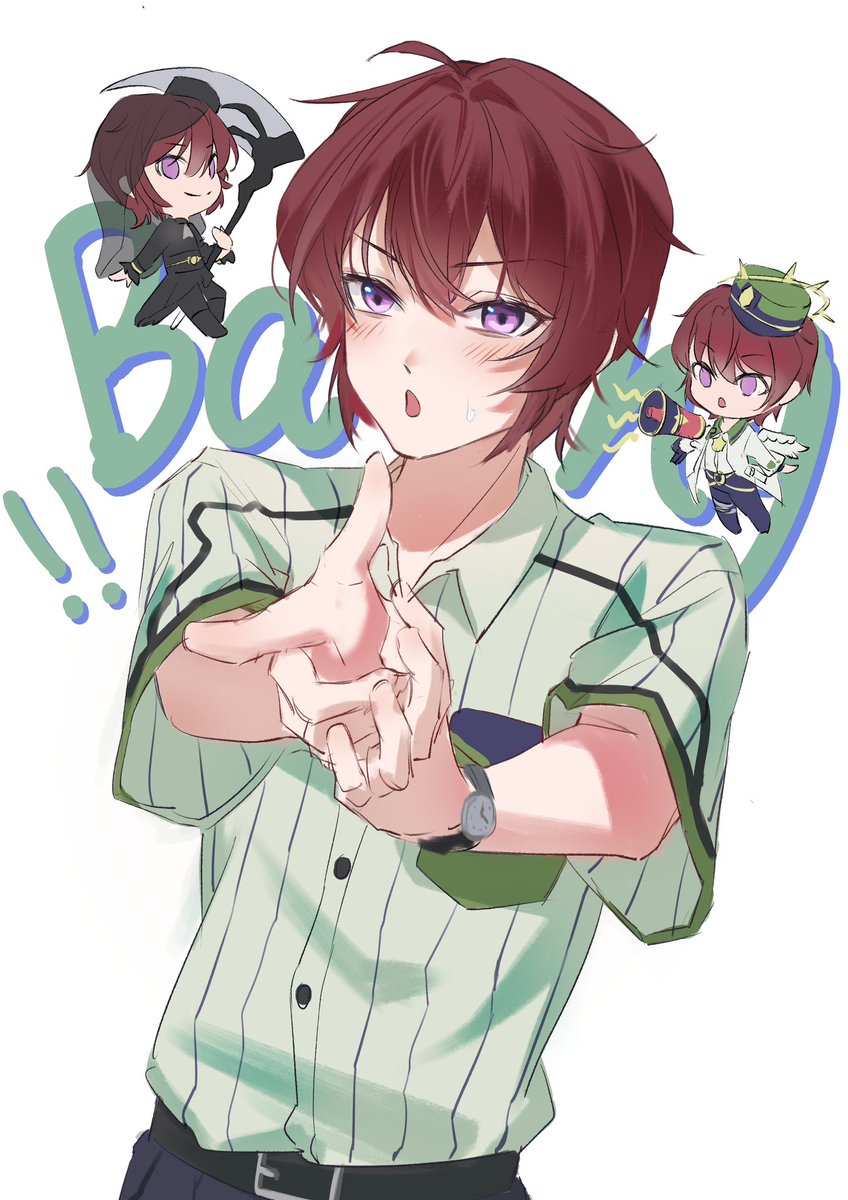 生徒会です！」 新私服可愛い ーー #朱桜司 #あんスタFA