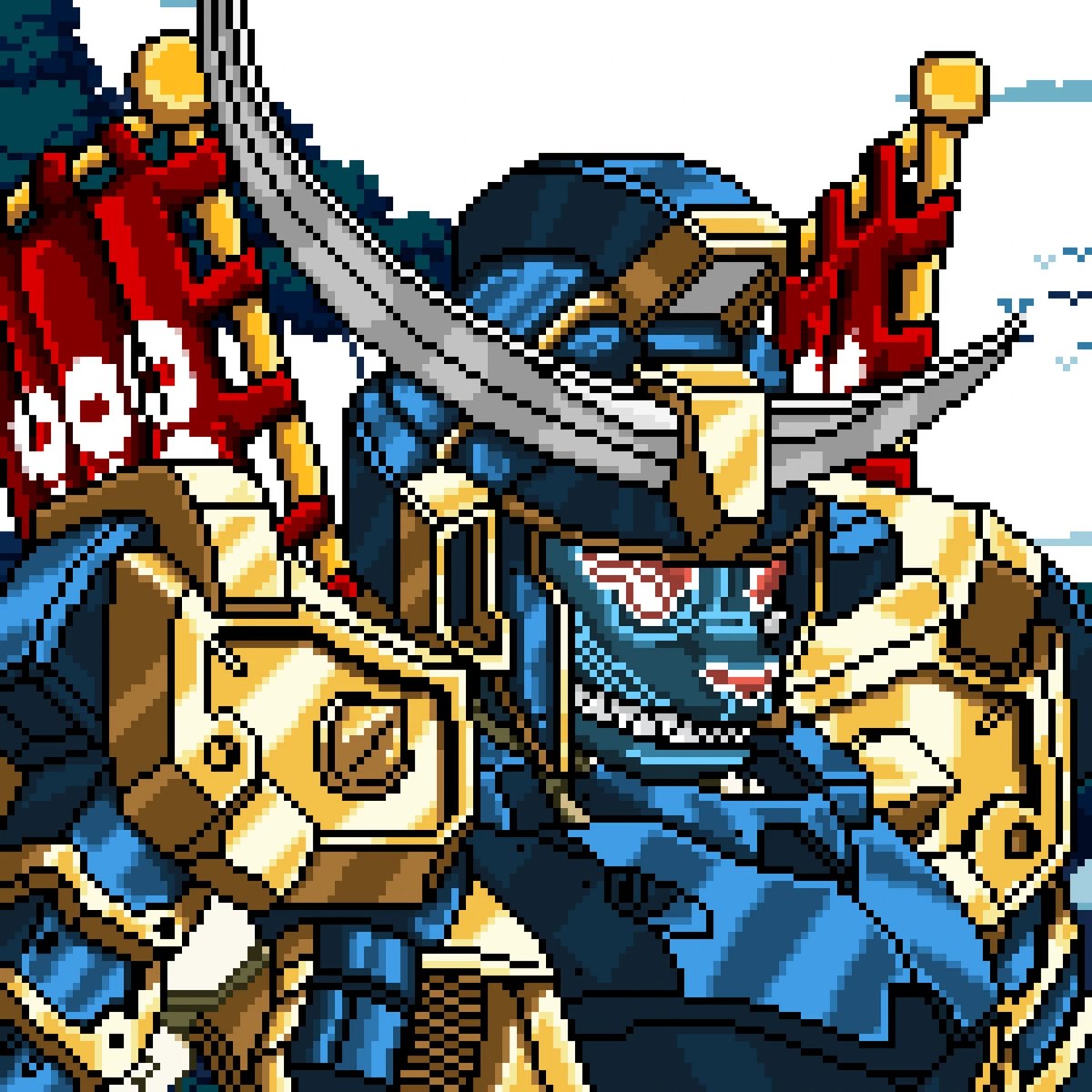 DaimyoXRPL's tweet image. How it started vs. how it's going.
Another Art upgrade this time from @Ay_Chuleta 
Tetsu Yojimbo lvl 5 
#XRPL #Mutable #NFTs