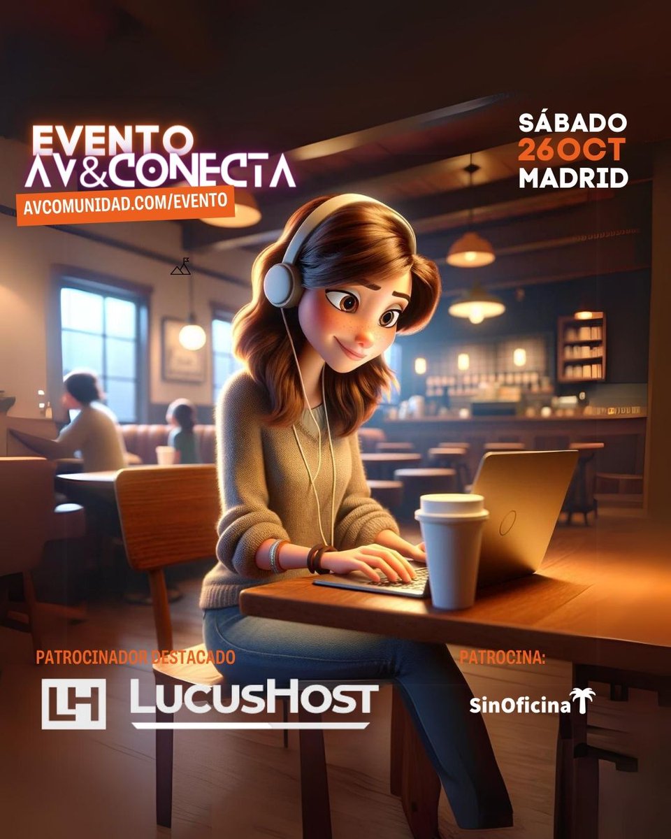 Evento AV&amp;Conecta
¡No te lo pierdas! 🚀
#AVConecta #AsistentesVirtuales #Networking #Formación
🗓️ 26 de octubre
📍 Madrid(Talent Garden)
🎟️ Entradas en avcomunidad.com/evento
Patrocinador destacado: <a href="/LucusHost/">LucusHost</a>  
Patrocina: <a href="/SinOficina_com/">SinOficina 🌴 Coworking Online</a> 
Colaboradores: @anavespana <a href="/fcovargas/">Paco Vargas - #EmailMarketing</a>