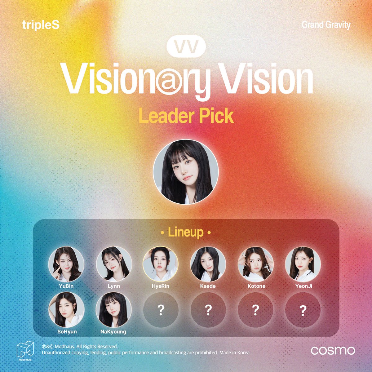 triplescosmos's tweet image. Grand Gravity: Visionary Vision

Leader Pick
NaKyoung

#tripleS #트리플에스 #トリプルS
#VisionaryVision