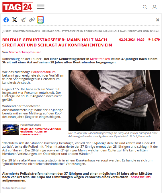 RcBechthold's tweet photo. Juni ist Axt-Saison ... Messer sind so Mai🥱
https://t.co/eDz23JFgdi
https://t.co/tgyT9sTaTb
https://t.co/fupVijMtKb
#Axt #Reperbahn #Hamburg #Wien #Rothenburg https://t.co/qNOKlhkkbW