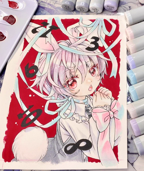 #これを見た人は赤が入ってる画像を貼れ赤色ムラ少なくてパチッとしてて好き 