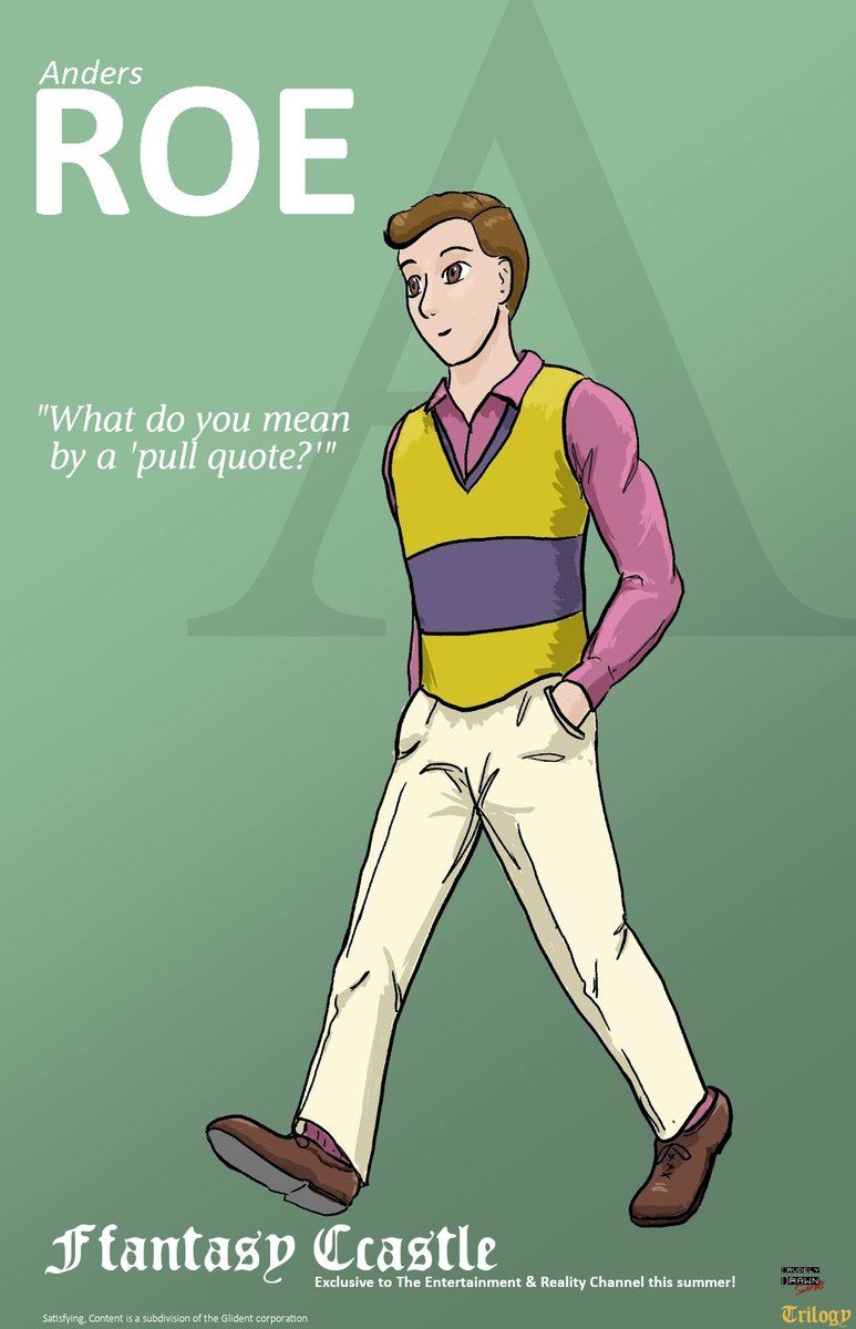 Completing the Team Alpha round-up we have Anders Roe - another new face, but does his happy-go-lucky demeanour conceal the steel required to win in the Ffantasy Ccastle? Time (and your votes, viewers!) will tell.