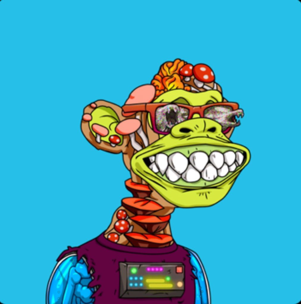 I’m new to NFTs but I got my first ape. #ape #mayc #bayc <a href="/BoredApeYC/">Bored Ape Yacht Club 🍌</a>  #apefollowape