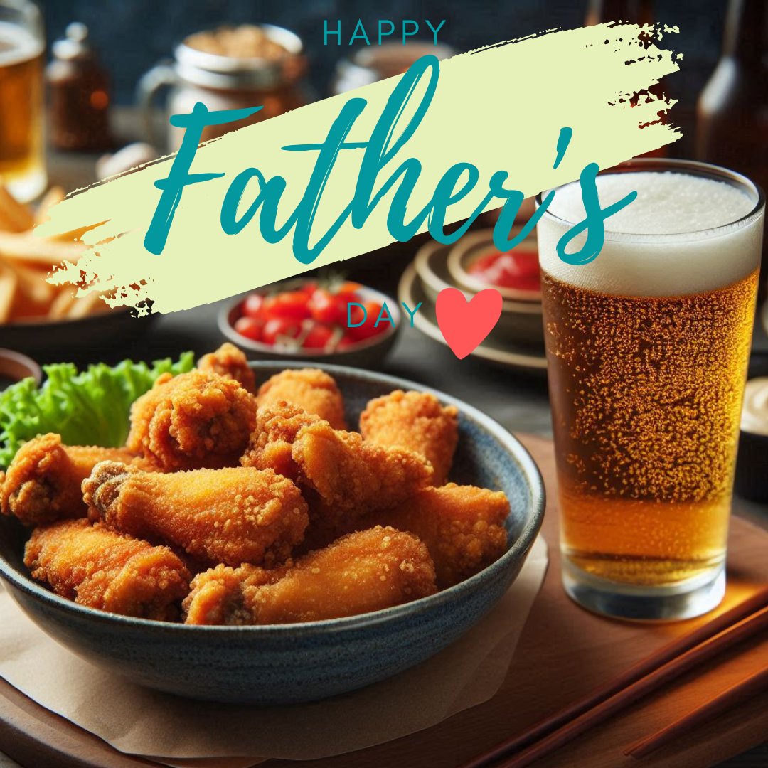 Happy Father's Day to everyone out there!  May your day be Winglicious and Beertastic!
#fathersday #Fathersday2024 #fathersdayspecial #supersunday #dadsday #DadsDeserveTheBest