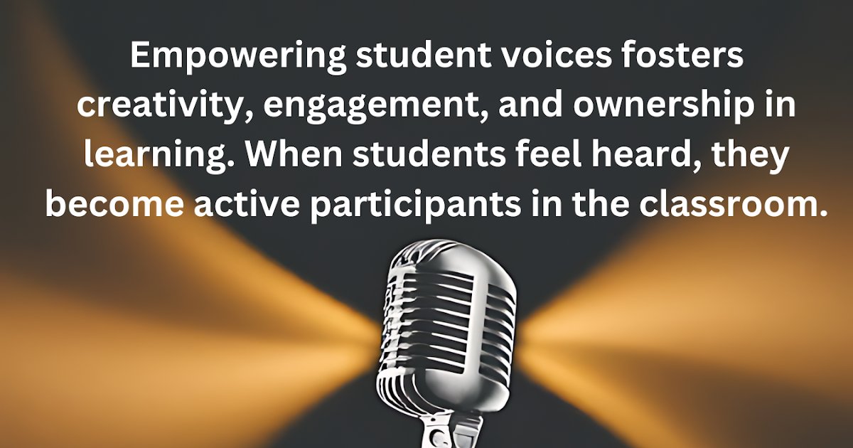 Student Voice as an Engagement Strategy dlvr.it/T8M0rM via <a href="/E_Sheninger/">Eric Sheninger</a>