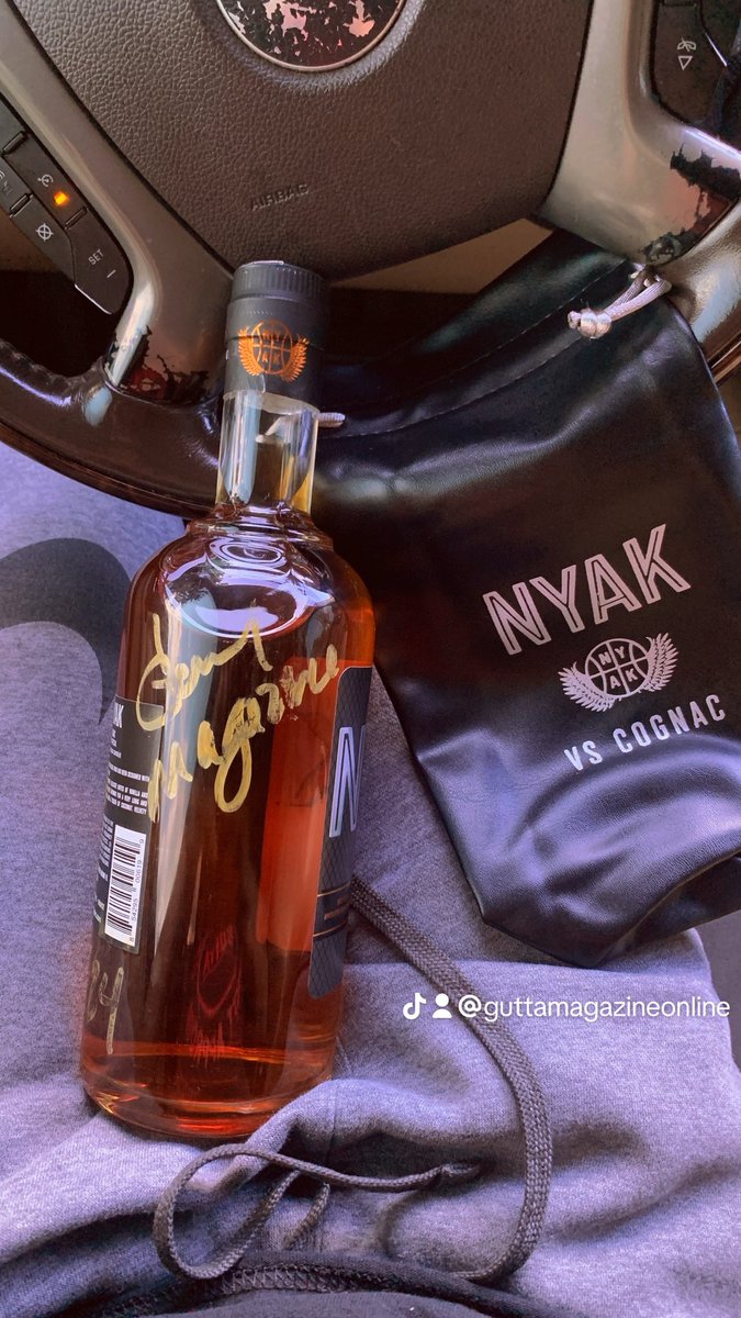 GUTTA Magazine &amp; GUTTA Magazine Films would like to thank <a href="/dennismckinley/">Dennis McKinley</a> @nyacognac for the signed bottle stopping in Charlotte on tour.