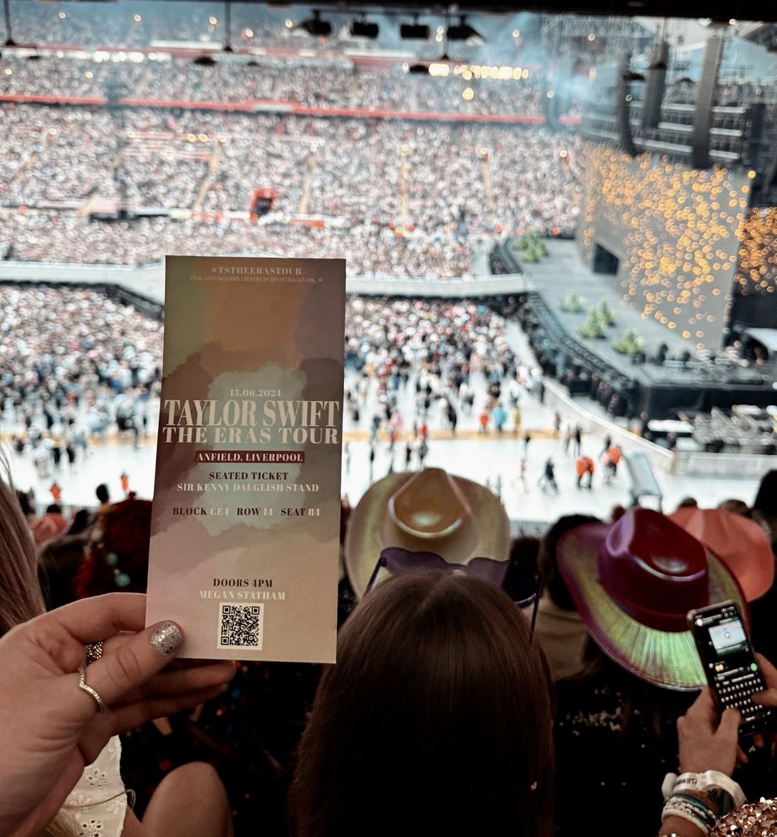 FootballStubs_'s tweet photo. ๐ Anfield, Liverpool
๐ถ Taylor Swift #TSTheErasTour
๐ธ @itsmeg_statham
Available to buy as a memento for just ยฃ6 which includes postage to the UK. Worldwide postage available.
๐ฅ DM to order
#StubsInStadiums #TSTheErasTour #liverpooltstheerastour #swfities #ukswifties #anfield