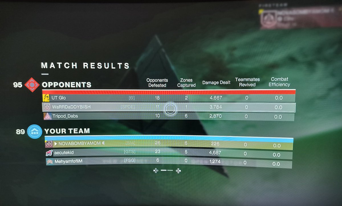 Dannth3MaN1 (@dan_th3_man12) on Twitter photo Played my first competitive match. And at the end. I got error code bee all of a sudden. And it was when we were ahead. I reappear after a minute of contacting servers. Only to get kicked. After 30 seconds. Only to be suspended. That's disheartening. <a href="/DestinyTheGame/">Destiny 2</a> Played my first competitive match. And at the end. I got error code bee all of a sudden. And it was when we were ahead. I reappear after a minute of contacting servers. Only to get kicked. After 30 seconds. Only to be suspended. That's disheartening. <a href="/DestinyTheGame/">Destiny 2</a>