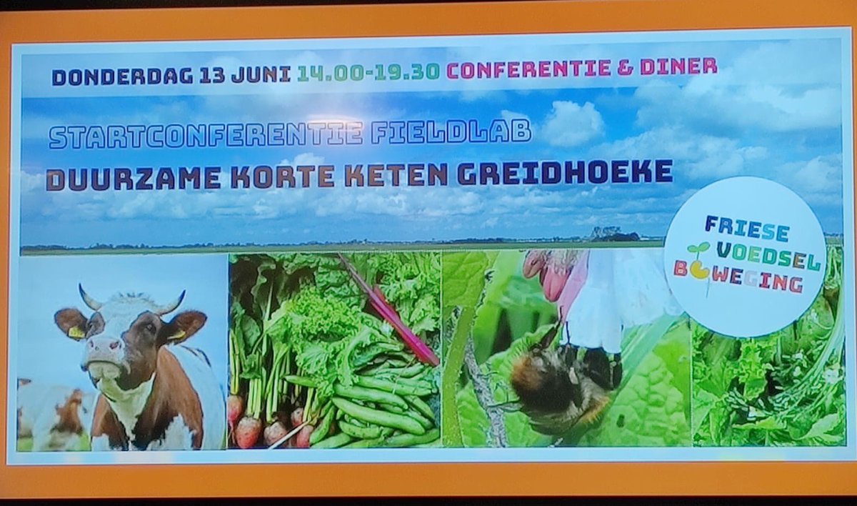 PvdDFryslan's tweet photo. 🥕 Fieldlab Duurzame Korte Keten #BioRegio Greidhoeke ♻️
👉 afgetrapt!

Doel: perspectief voor Friese landbouw- &amp; voedseltransitie 🌱
✅ economische waarde +
✅ eetcultuur, landschap, biodiversiteit, water- &amp; bodemkwaliteit versterken

#TeamPlanet 🌍 💚 👉 https://t.co/3w0l1ASzNV https://t.co/vU9mARJMSJ