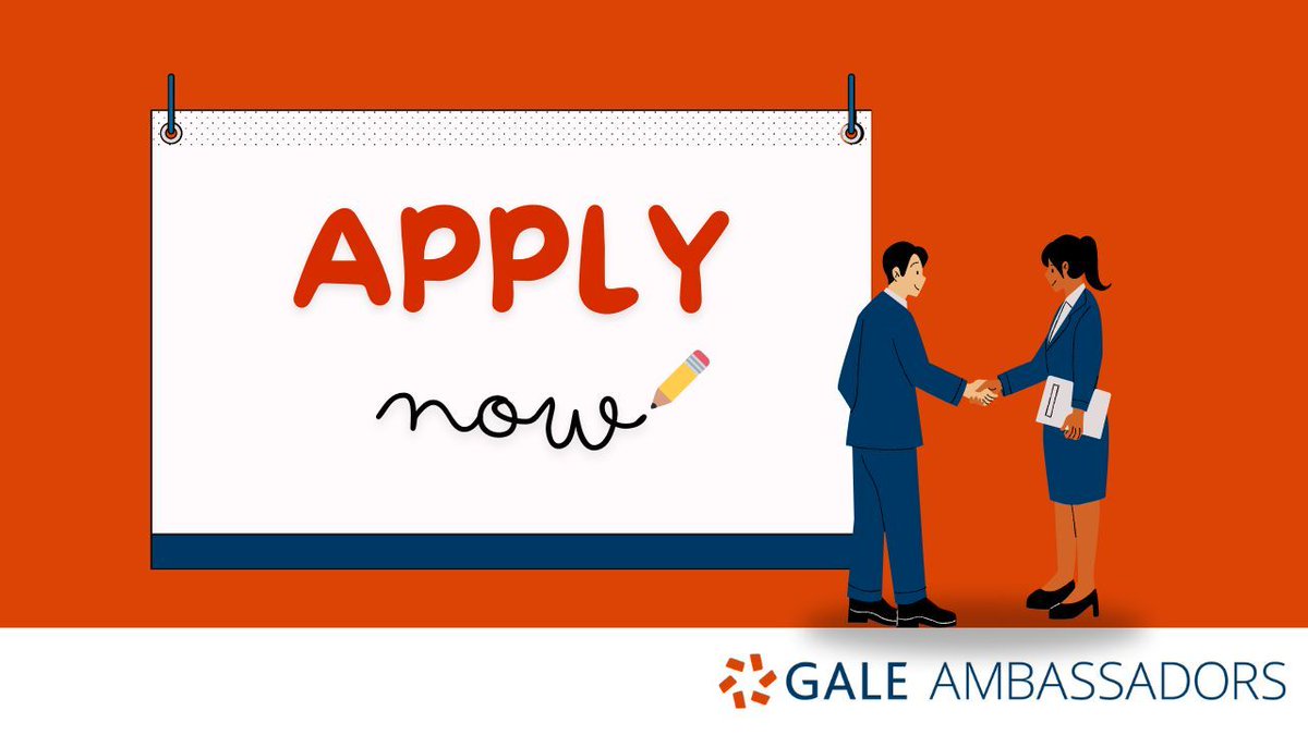 GaleAmbassadors's tweet image. A call out to all @LJMU #students who are interesting in #applying to be a #GaleAmbassador! This is a #paid ambassadorship that will give you invaluable insight into both the marketing and publishing sectors! Apply here gale.com/intl/gale-amba… 

Maddy @LJMU @LJMUlibrary