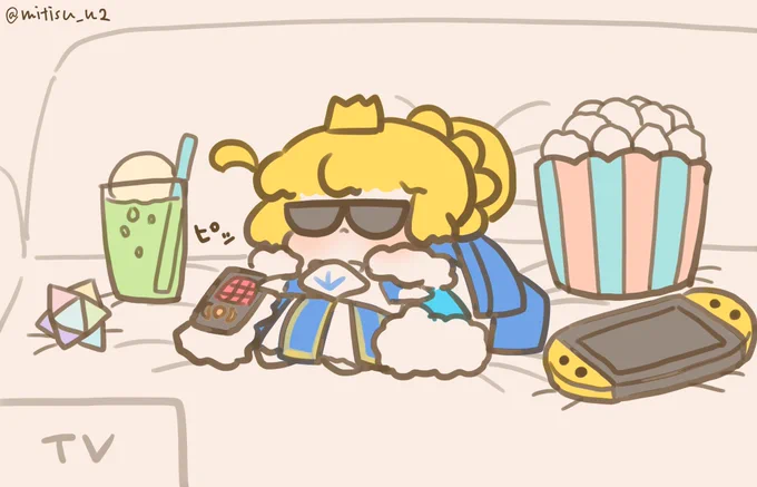 【過去絵再放送】        #今日の我が王休日の王            #ゆる数 #FGO 