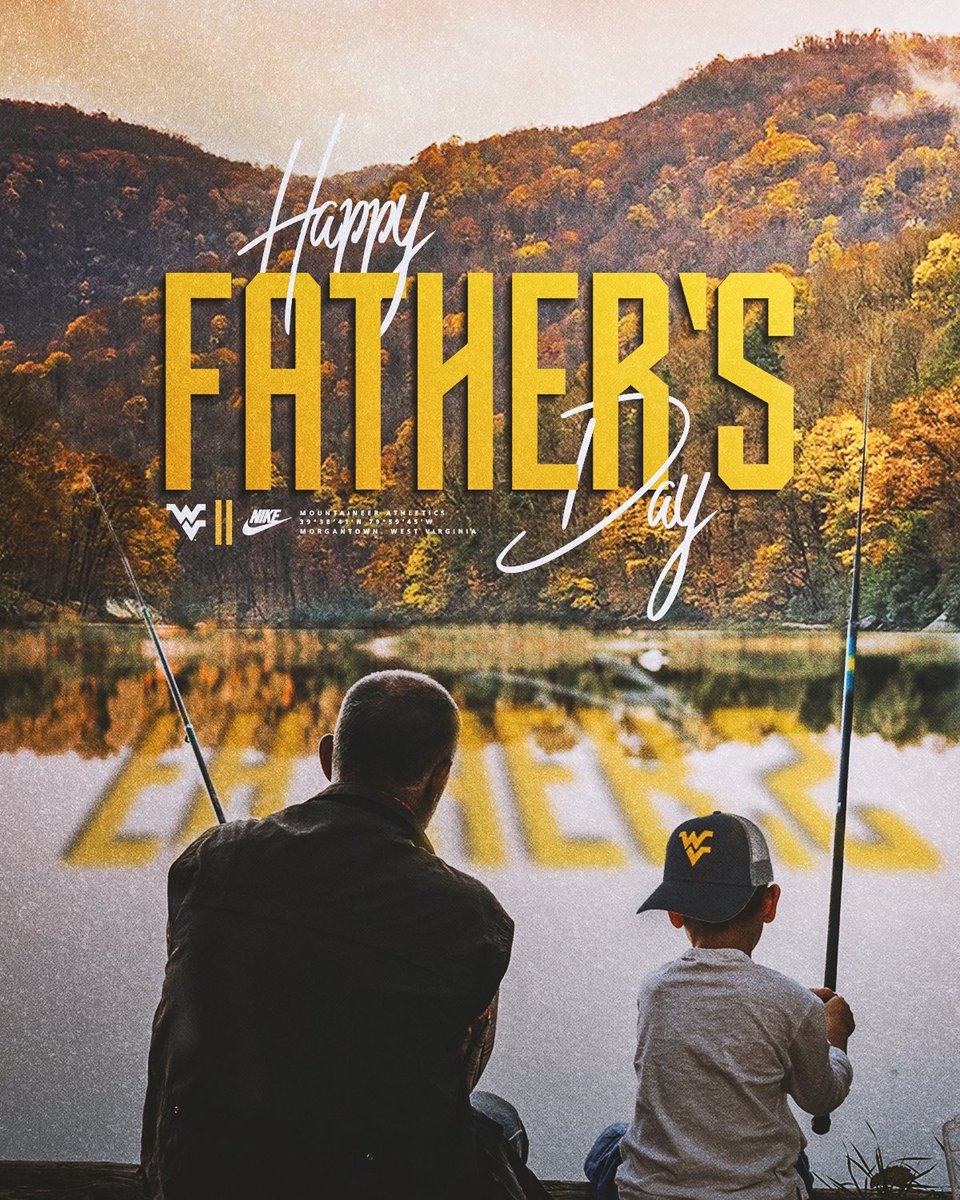 WVUSports's tweet photo. Happy Father’s Day to our Mountaineer dads! 🤗

#HailWV https://t.co/2IIBfmIxpE