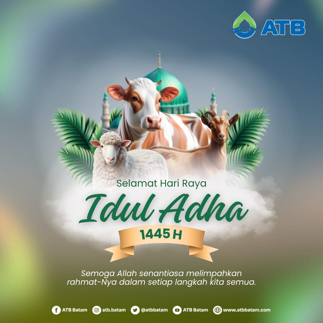 Selamat Hari Raya Idul Adha! 🌙✨

"Maka dirikanlah shalat karena Tuhanmu dan berkurbanlah." (QS. Al-Kautsar: 2)

Mari kita rayakan dengan hati penuh keikhlasan dan berbagi kebahagiaan. 

#IdulAdha #HariRayaQurban #BerbagiDanBerkorban #Kebersamaan #Keikhlasan