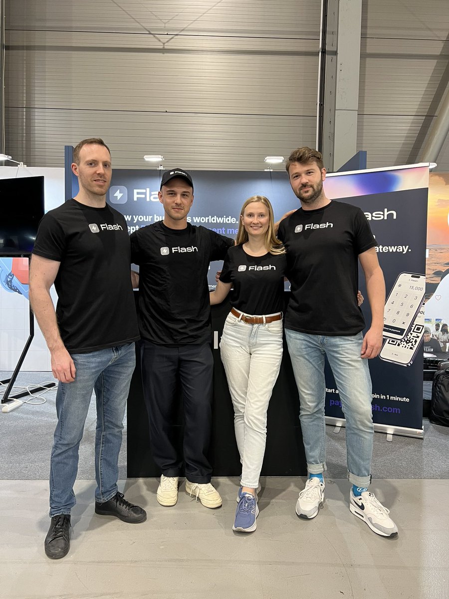 kumulynja's tweet photo. Had a blast with the amazing people of @paywflash ⚡️Thank you so much for the invite and letting me in to what you are building 🫶🏻This makes accepting #Bitcoin the right way so much easier, a real game changer for businesses or anyone wanting to monetize any product or service 🚀 https://t.co/3R61TJwheg