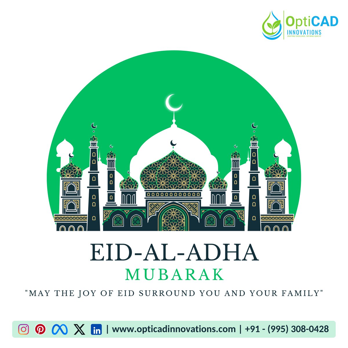 OptiCAD_In's tweet image. 𝐖𝐢𝐬𝐡𝐢𝐧𝐠 𝐞𝐯𝐞𝐫𝐲𝐨𝐧𝐞 𝐚 𝐣𝐨𝐲𝐨𝐮𝐬 𝐚𝐧𝐝 𝐛𝐥𝐞𝐬𝐬𝐞𝐝 𝐄𝐢𝐝 𝐚𝐥-𝐀𝐝𝐡𝐚 𝐟𝐫𝐨𝐦 𝐭𝐡𝐞 𝐎𝐩𝐭𝐢𝐂𝐀𝐃 𝐭𝐞𝐚𝐦! 🌙✨

For More Info about OptiCAD Innovations:
Email: info@opticadinnovations.com
Website: opticadinnovations.com
Mobile: +91 - (995) 308 0428