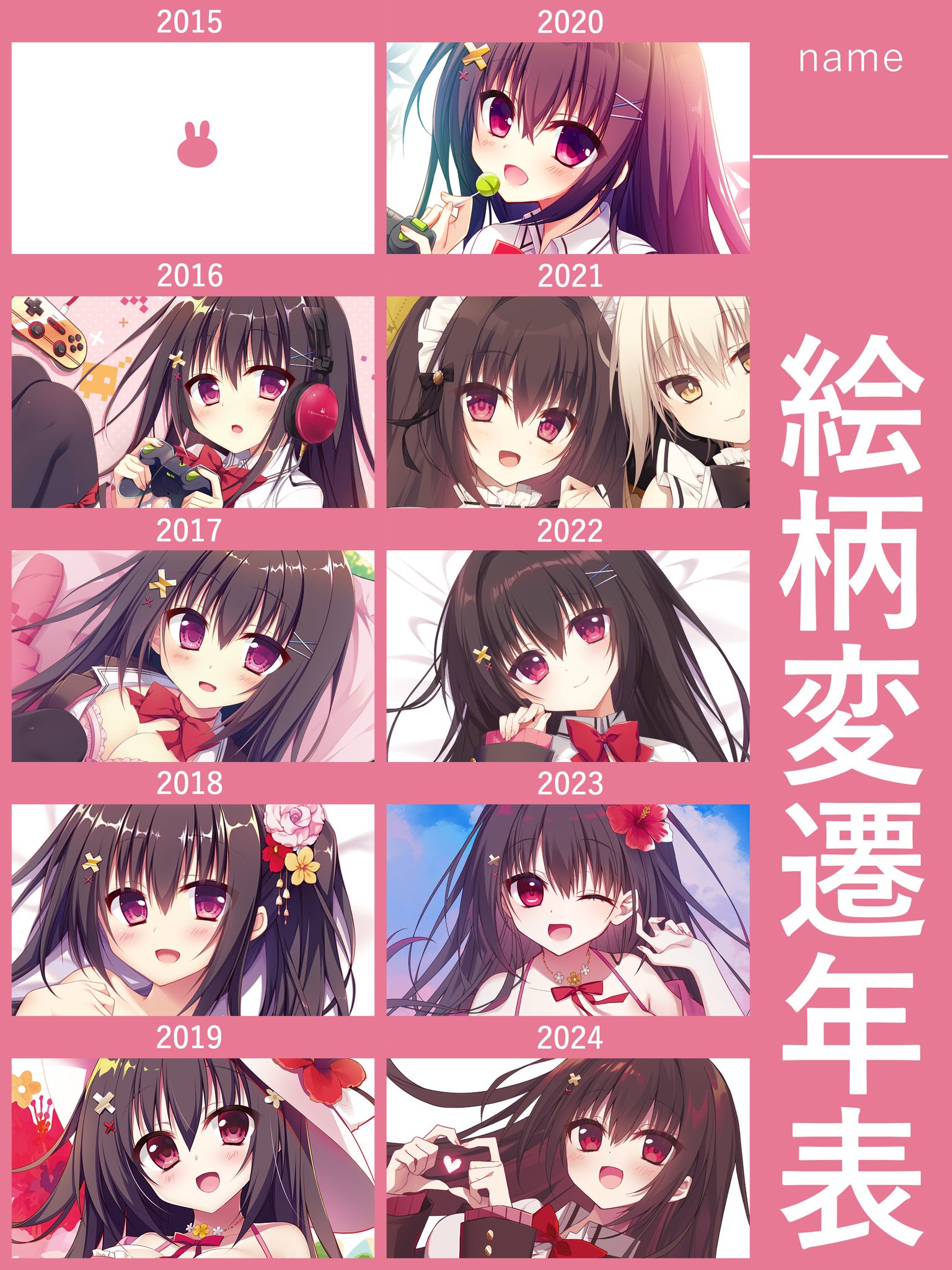 茉宮 祈芹キャンバスアート・ゲーマーちゃん01 :: flagments