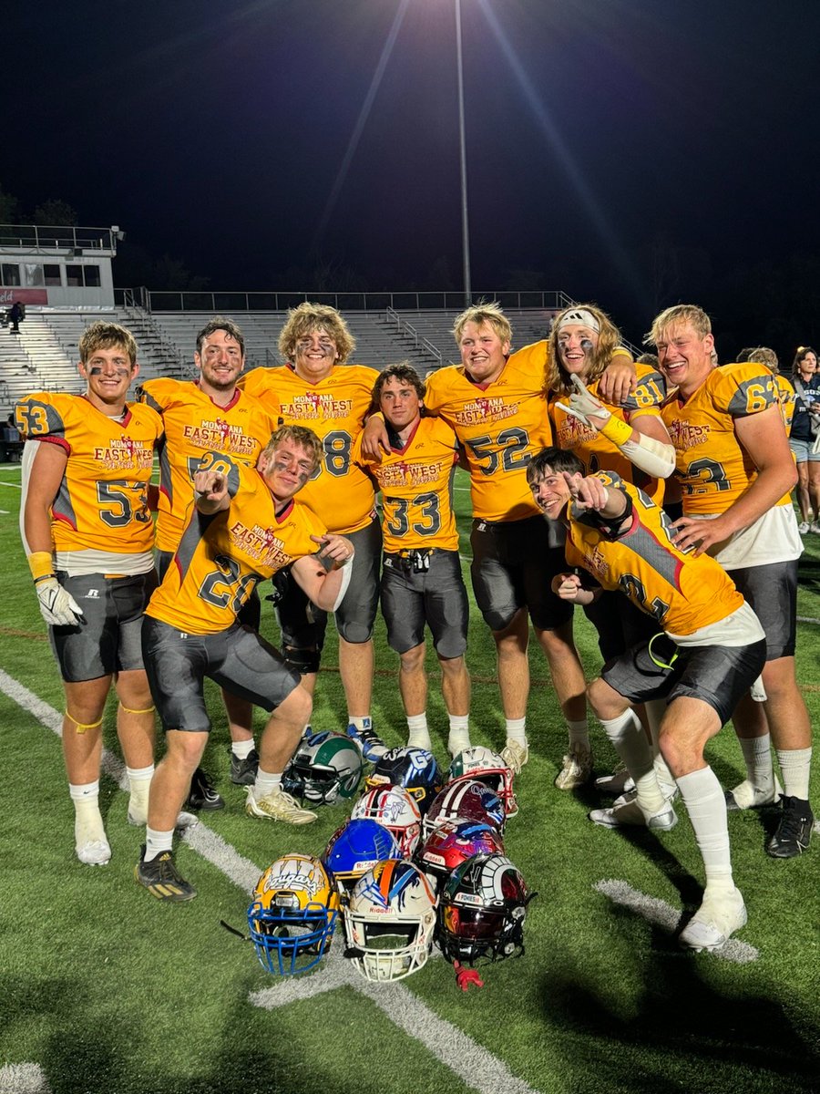 Congratulations to these future Dickinson State University Blue Hawks who participated in the MT East West Shrine Game!