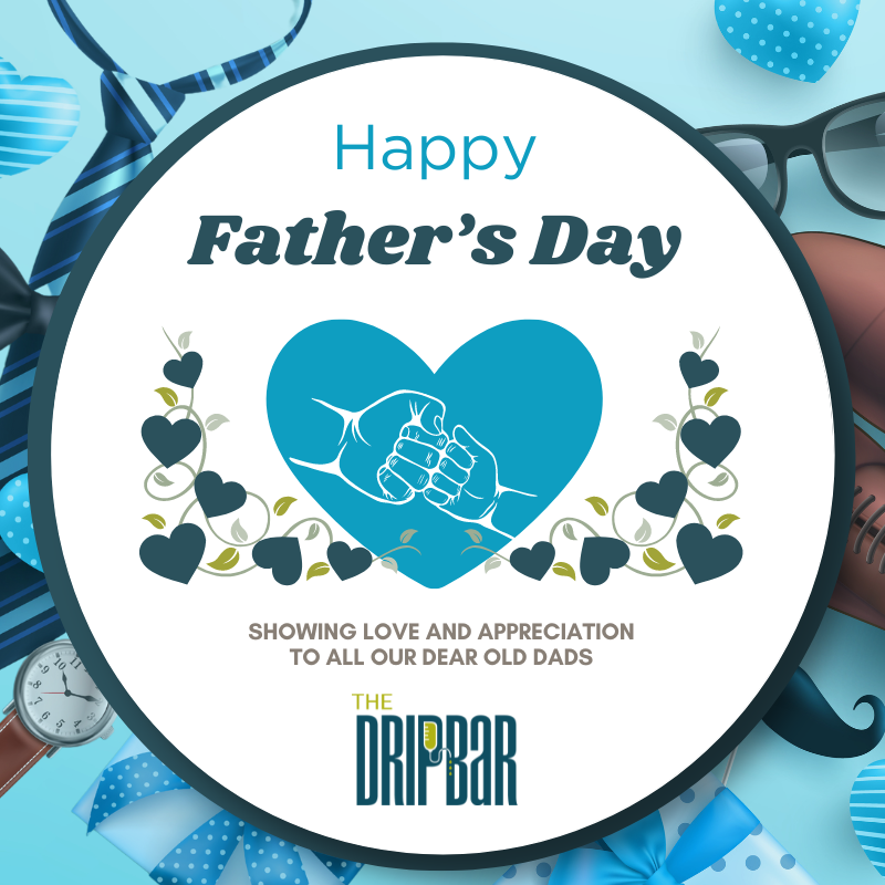 dripbarsuwanee's tweet photo. Cheers to all the wonderful daddy-o’s in our community and across the country! Wishing you good health and happiness. #FathersDay #IVDrips #VitaminTherapy #TheDRIPBaRSuwanee #Suwanee https://t.co/7mCoWmc1XT