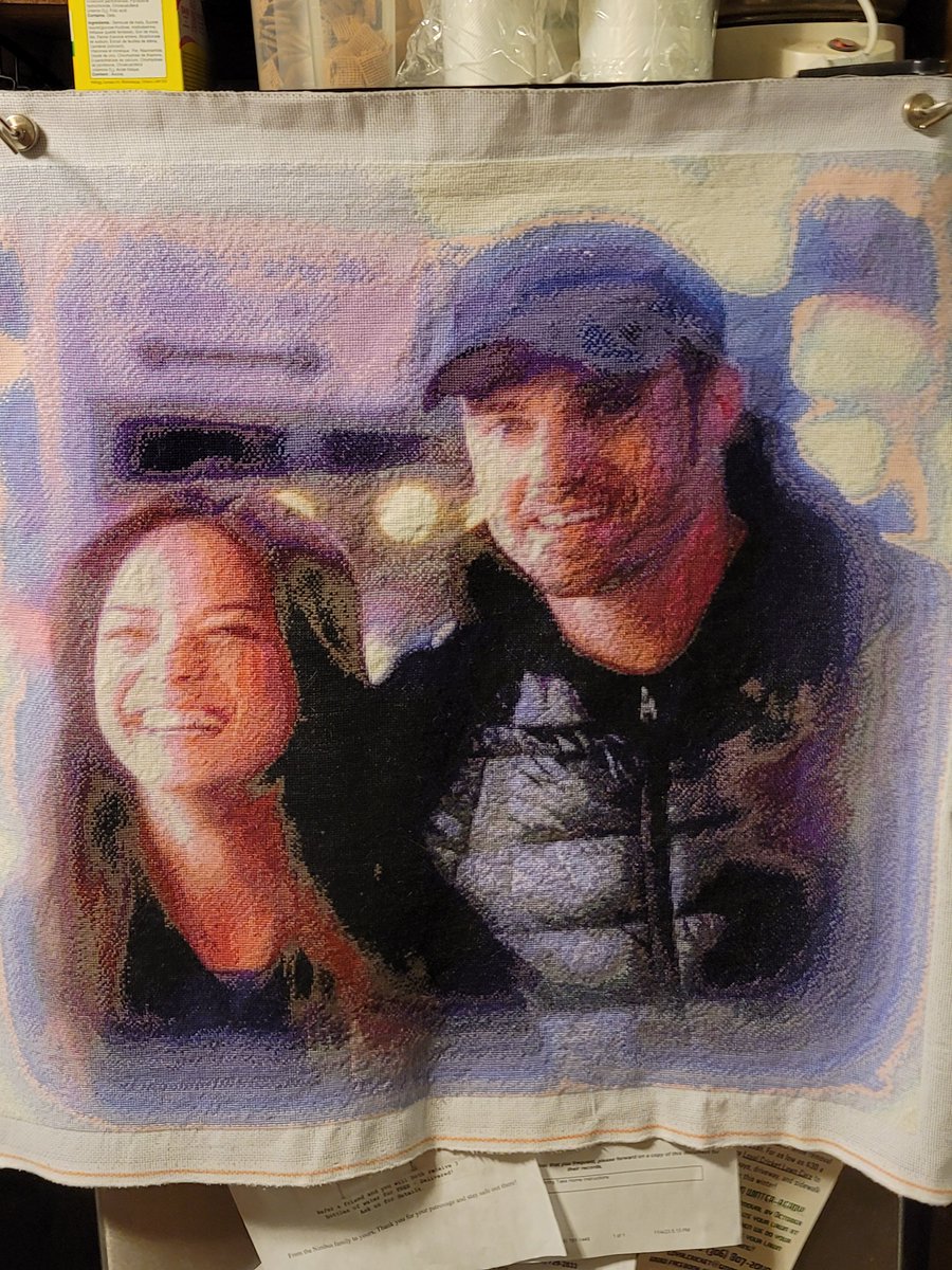 Just finished my latest cross-stitch picture of Vincat.  Thanks to Eannae for the use of her gorgeous original Vincat creation. #ean_nae #BatB #JayRyan #MsKristinKreuk