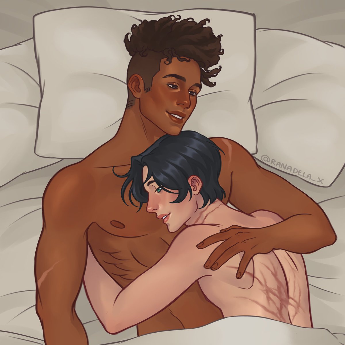 The ebook of my bi4bi slice-of-life romantasy is on sale for the whole of Pride month!