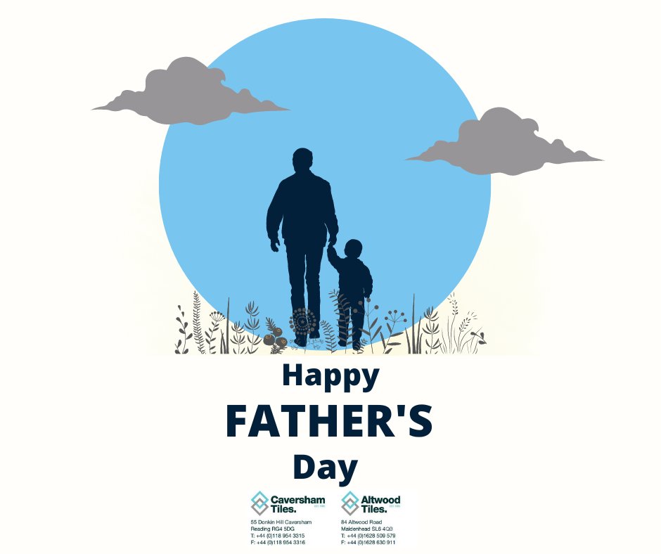 Celebrating all the incredible dads out there! Happy Father's Day from Caversham Tiles and Altwood Tiles. #FathersDay #Family #Gratitude