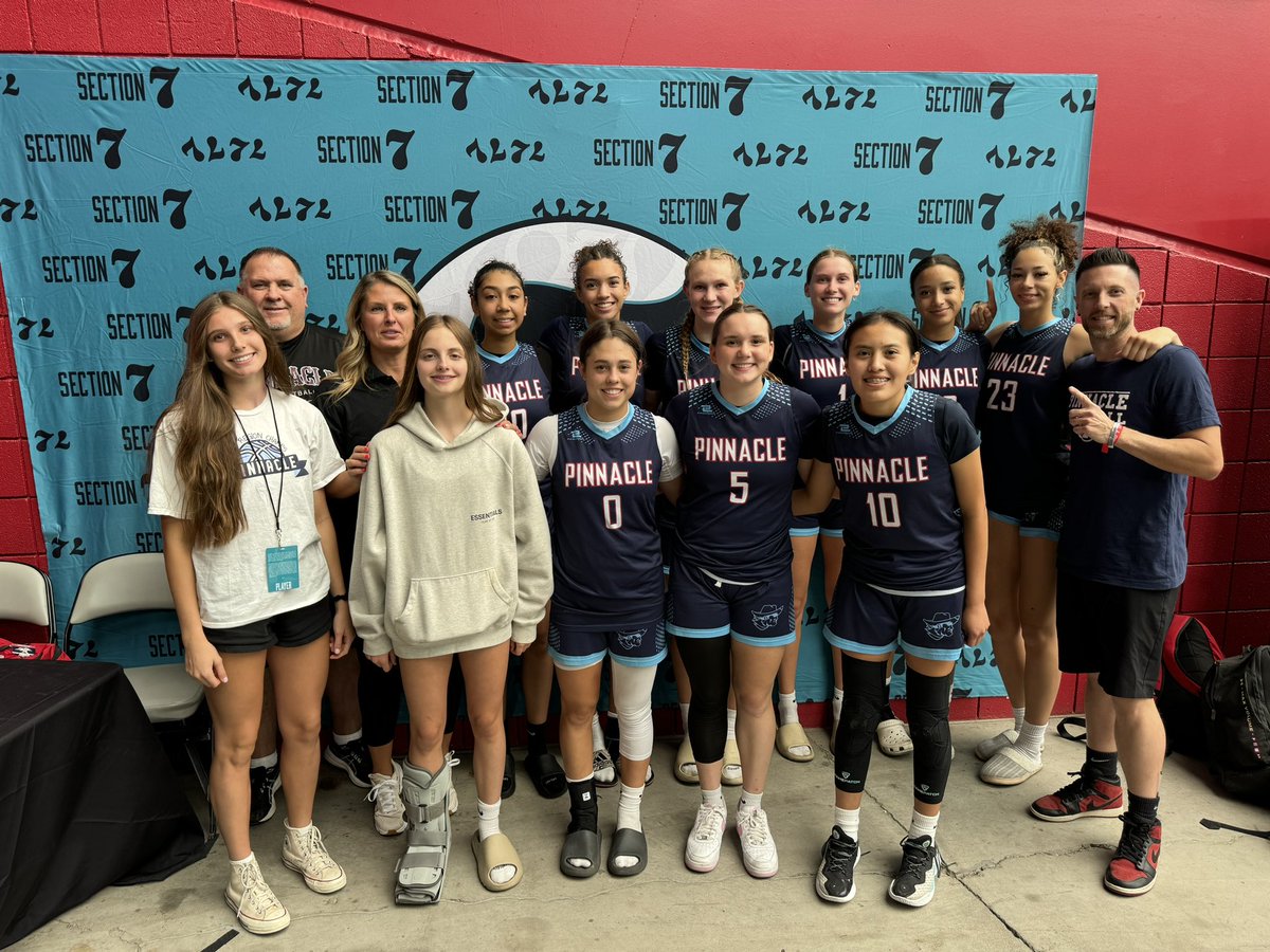 Great Job Pinnacle High School. Great Job #10 for getting on the floor and getting your team a second chance on scoring. Fighting with the big girls for jump balls.