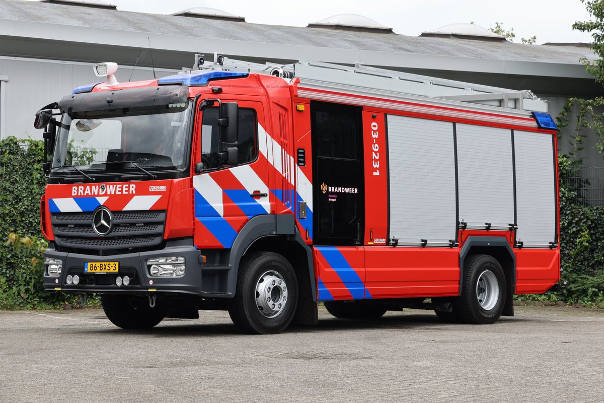 Nieuwe tankautospuiten van Hoogeveen en Meppel. #brandweer