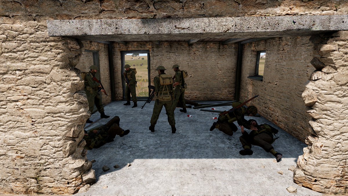 Last night was WW2 Operation Interitus. Here are a few snaps from the evening!

More can be found on our Instagram: instagram.com/europeantactic……Discord: discord.gg/tacticalrealism 
#Arma3 #ArmaPhotography
