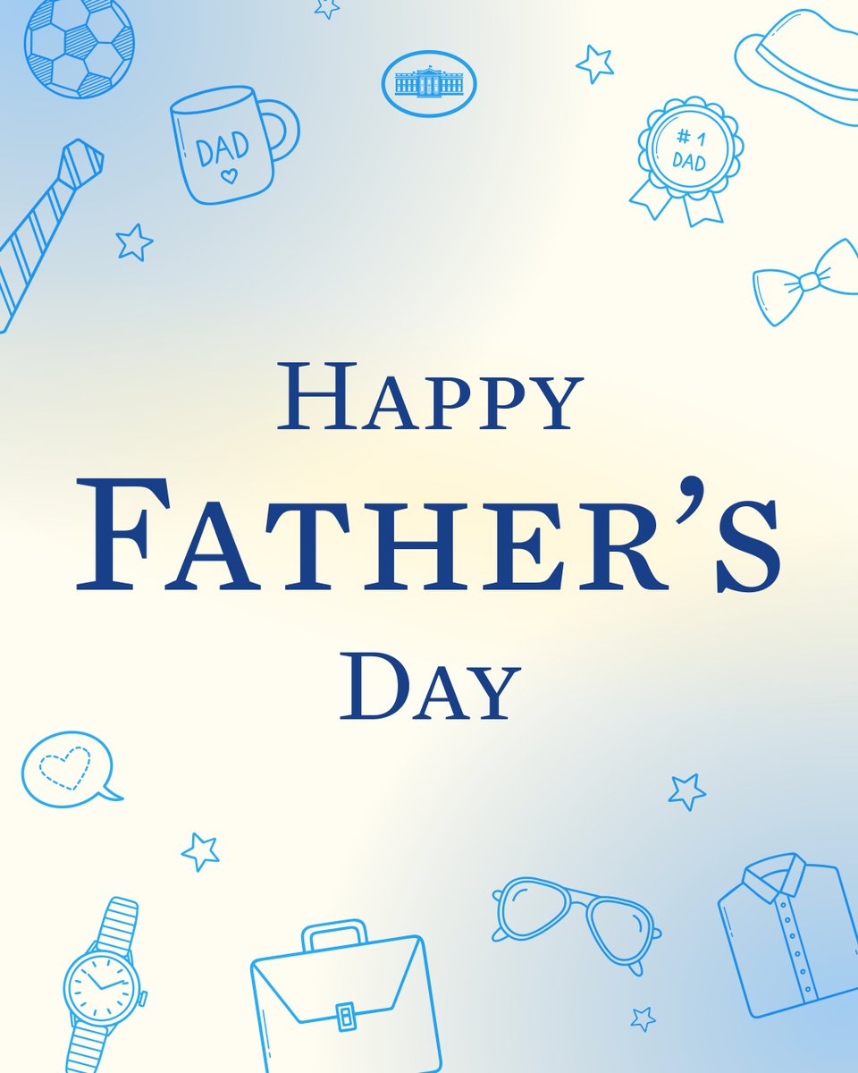 Today and every day, we celebrate the fathers and father figures in our lives who guide us with support and inspire us to be our best selves.

Happy Father’s Day from my family to yours.
