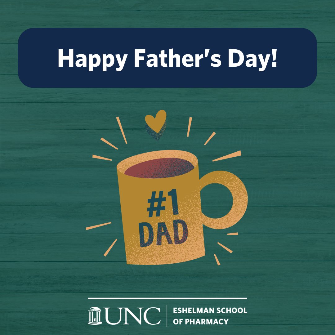 Happy Father's Day! To all the hardworking fathers and father figures in our Carolina pharmily, thank you for all you do!